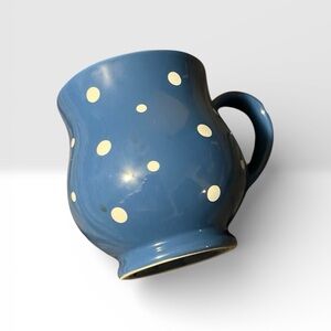 Temptations Blue and White Polka Dot Mug